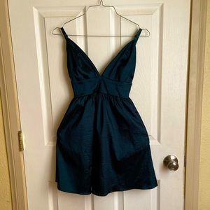 Windsor Deep Teal Mini Dress